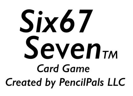 Gamers Guild AZ PencilPals Six67Seven Card Game Gamers Guild AZ
