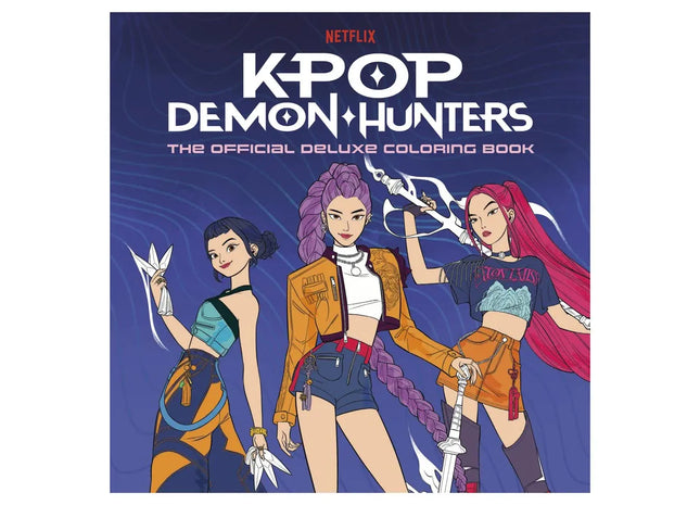 Gamers Guild AZ Penguin Random House KPop Demon Hunters: The Official Deluxe Coloring Book (Pre-Order) ACD Distribution