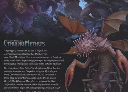 Gamers Guild AZ Petersen Games Cthulhu Mythos (5E): Nightmares - A Saga Bestiary Discontinue