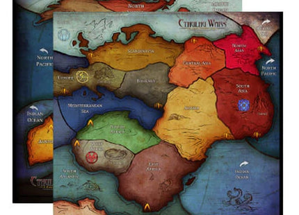 Gamers Guild AZ Petersen Games Cthulhu Wars: Earth 6-8 Player Map Expansion (Pre-Order) ACD Distribution