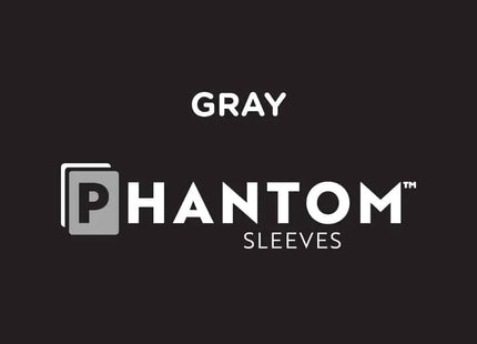 Gamers Guild AZ Phantom Sleeves Phantom Sleeves: Grey Size - 150ct Sleeves (Glossy/Matte) Capstone Games