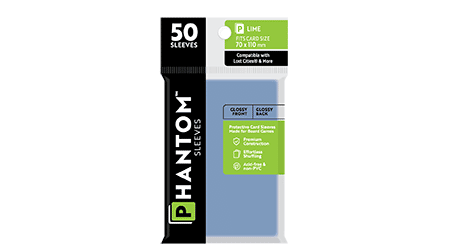 Phantom Sleeves: Lime Size (70mm x 110mm)