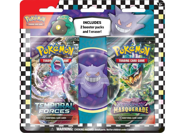 Gamers Guild AZ Pokemon Pokemon Back to School Eraser Blister 2024 - Gengar (Pre-Order) Southern Hobby