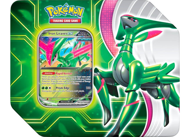 Gamers Guild AZ Pokemon Pokemon Paradox Clash Tin - Iron Leaves ex (Pre-Order) Pokemon