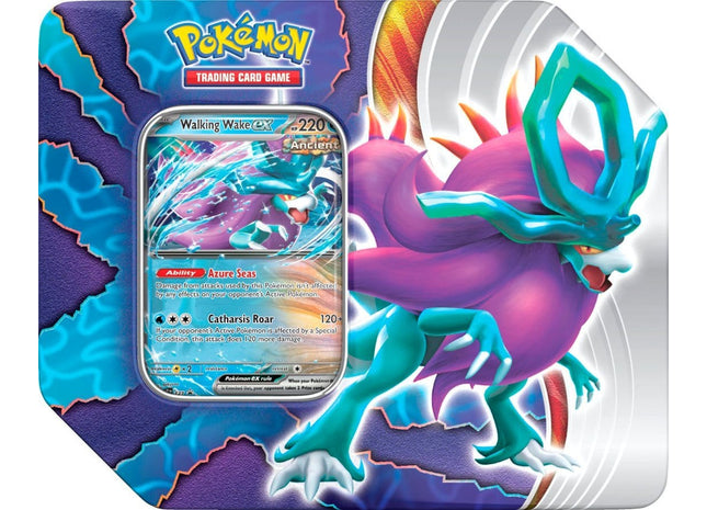 Gamers Guild AZ Pokemon Pokemon Paradox Clash Tin - Walking Wake ex (Pre-Order) Pokemon