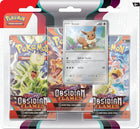 Gamers Guild AZ Pokemon Pokemon Scarlet and Violet 3 Obsidian Flames 3-Pack Blister - Eevee Pokemon