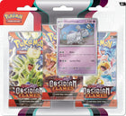 Gamers Guild AZ Pokemon Pokemon Scarlet and Violet 3 Obsidian Flames 3-Pack Blister - Houndstone Pokemon