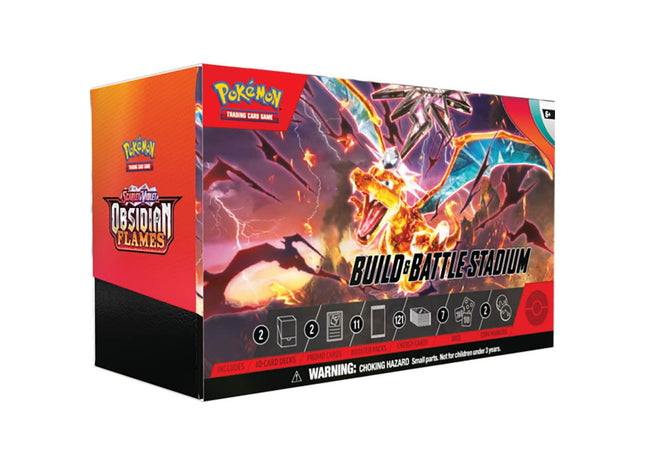 Gamers Guild AZ Pokemon Pokemon Scarlet and Violet 3 Obsidian Flames Battle Stadium (Pre-Order) Pokemon