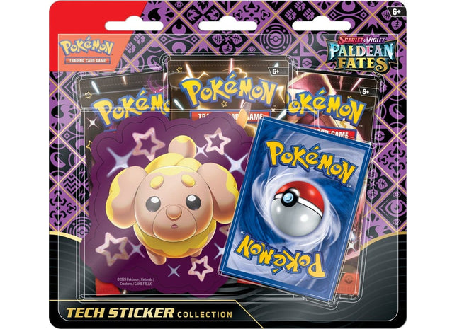 Gamers Guild AZ Pokemon Pokemon Scarlet and Violet 4.5 Paldean Fates Tech Sticker Collection - Fidough (Pre-Order) Pokemon