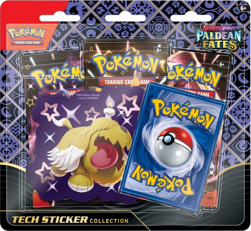 paldean fates booster box preorder Pokemon Scarlet and Violet 4.5 Paldean Fates Tech Sticker Collection