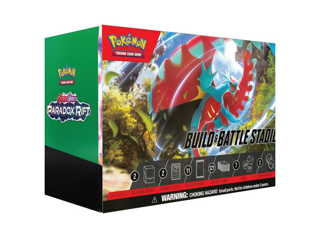 Gamers Guild AZ Pokemon Pokemon Scarlet and Violet 4 Paradox Rift Build And Battle Stadium Pokemon