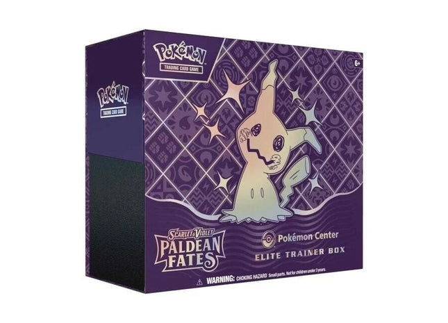 Gamers Guild AZ Pokemon Pokemon: Scarlet and Violet - Paldean Fates Pokemon Center Elite Trainer Box Pokemon
