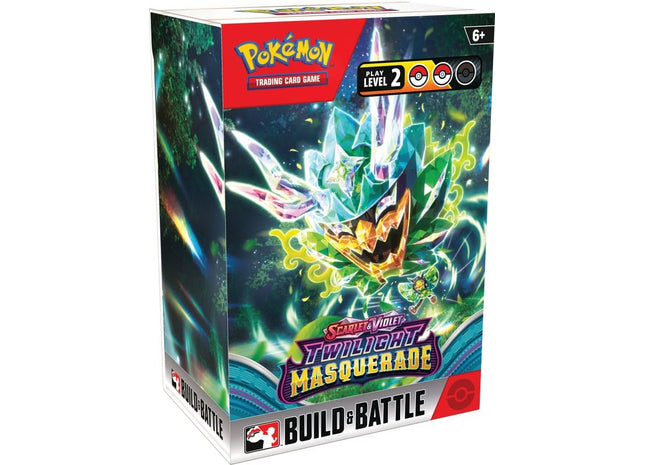 Gamers Guild AZ Pokemon Pokemon Scarlet & Violet 6 Twilight Masquerade Build & Battle Box (Pre-Order) Pokemon