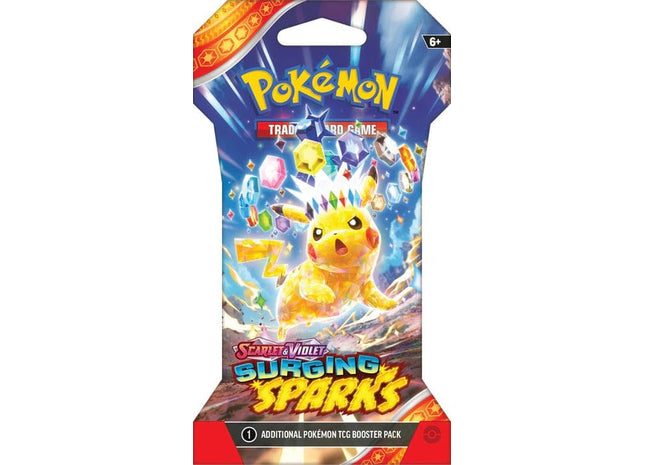 Gamers Guild AZ Pokemon Pokemon Scarlet & Violet -  Surging Sparks -  Sleeved Booster Pack Pokemon
