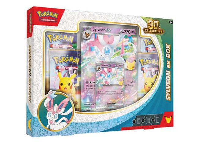 Gamers Guild AZ Pokemon Pokémon TCG: 30th Celebration | ex Box - Sylveon (Pre-Order) ACD Distribution