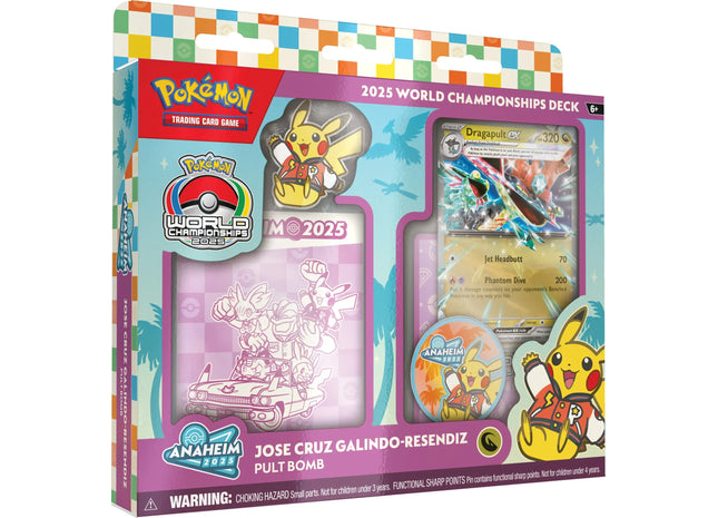 Gamers Guild AZ Pokemon Pokemon TCG: Anaheim 2025 World Championship Deck: Jose Cruz Galindo-Resendiz - Dragapult ex (Pre-Order) Pokemon