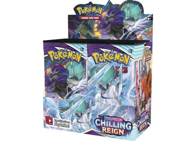 Gamers Guild AZ Pokemon Pokemon TCG: Chilling Reign Booster Display Old Pokemon