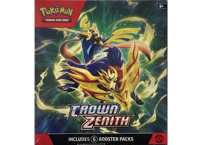 pokmon trading card game crown zenith booster bundle box Pokemon Crown Zenith Shiny Zacian Premium Figure Collection 11 Booster Packs, Foil Promo Card, Figure, Pin, 65 Card Sleeves More Pokemon USA