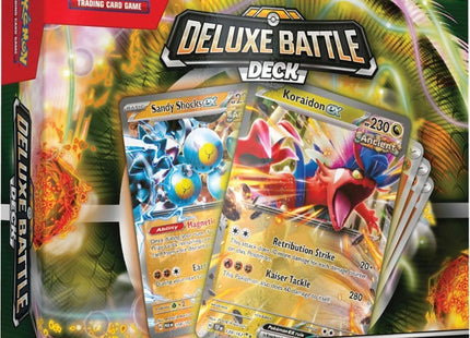 Gamers Guild AZ Pokemon Pokémon TCG: Deluxe Battle Deck - Koraidon EX - Street Date: 08/23/2024 - ORDER DUE BY: 7/8/2024 - Price: $17.99 GTS