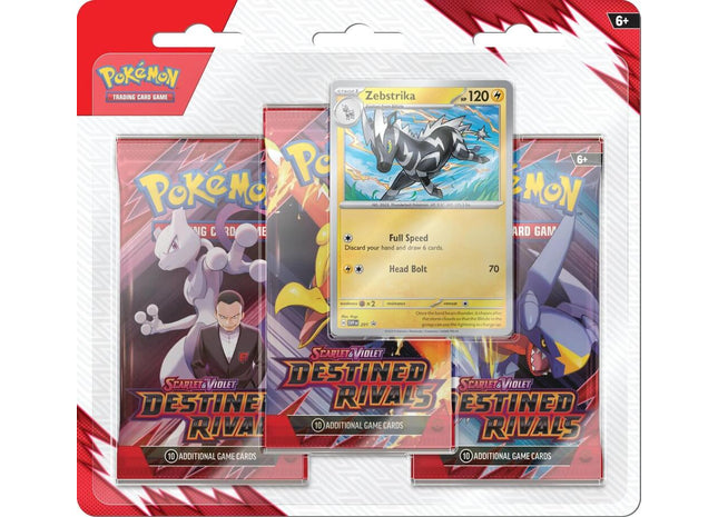 Gamers Guild AZ Pokemon Pokemon TCG: Destined Rivals Three Booster Blister (Pre-Order) Pokemon