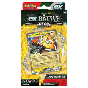 Gamers Guild AZ Pokemon Pokemon TCG: EX Battle Deck - Tapu Koko EX Pokemon