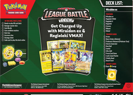 Gamers Guild AZ Pokemon Pokémon TCG: League Battle Deck - Miraidon EX Pokemon