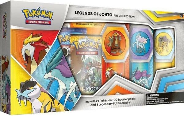 Pokemon TCG: Legends of Johto Pin Collection – Gamers Guild AZ