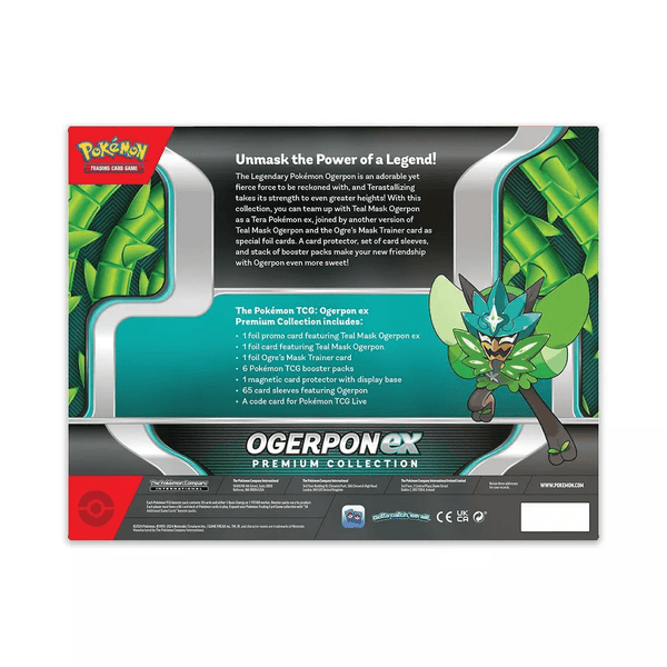 ogerpon card sleeves Pokemon TCG: Masks of Ogerpon EX Premium Collection – Gamers Guild AZ