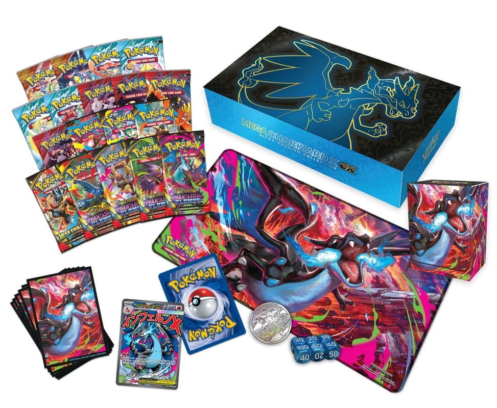 Pokemon TCG: Mega Charizard X ex Ultra-Premium Collection – Gamers