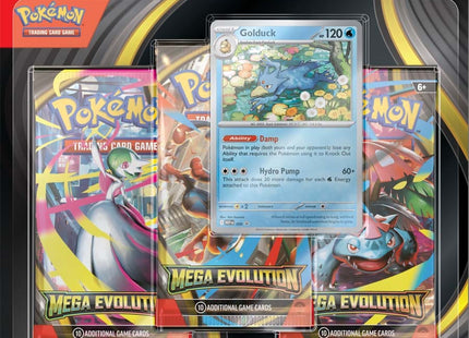 Gamers Guild AZ Pokemon Pokemon TCG: Mega Evolution 1: 3-Booster Blister (Pre-Order) Pokemon
