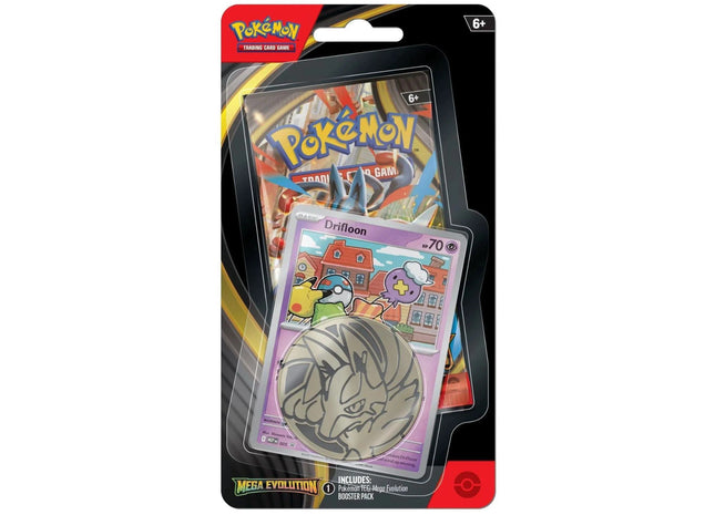 Gamers Guild AZ Pokemon Pokemon TCG: Mega Evolution 1: Checklane Booster Blister - Drifloon (Pre-Order) Pokemon