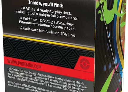 Pokemon TCG: Mega Evolution 2 - Phantasmal Flames Build & Battle Box Deck Gamers Guild AZ Pokemon TCG: Mega Evolution 2 - Phantasmal Flames Build & Battle Box Deck Gamers Guild AZ