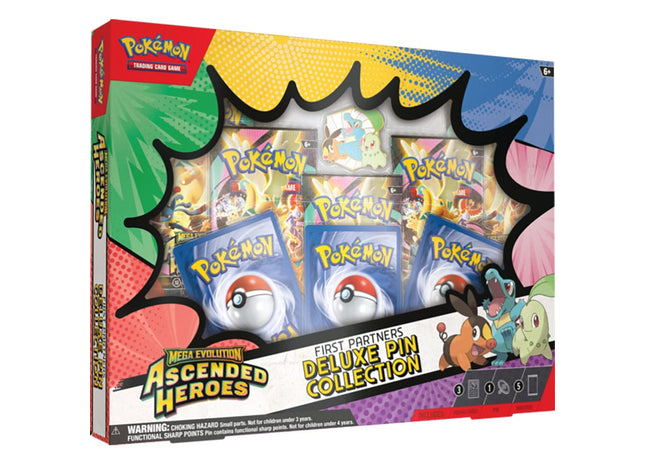 Gamers Guild AZ Pokemon Pokemon TCG: Mega Evolution: Ascended Heroes - First Partners Deluxe Pin Collection (Pre-Order) Pokemon