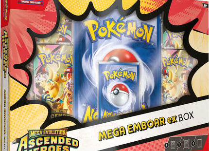 Gamers Guild AZ Pokemon Pokemon TCG: Mega Evolution: Ascended Heroes - Mega Emboar ex Box (Pre-Order) Pokemon