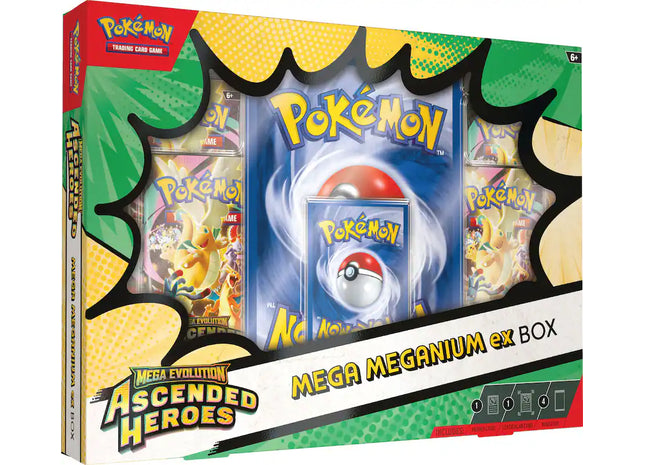 Gamers Guild AZ Pokemon Pokemon TCG: Mega Evolution: Ascended Heroes - Mega Meganium ex Box (Pre-Order) Pokemon