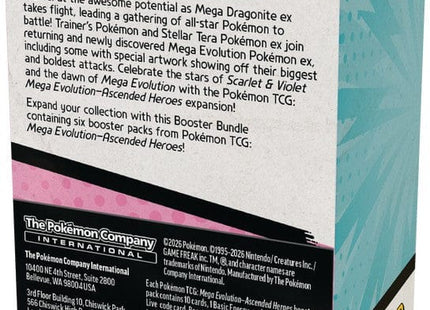 Gamers Guild AZ Pokemon Pokemon TCG: Mega Evolutions 2.5 - Ascended Heroes Booster Bundle (Pre-Order) Pokemon