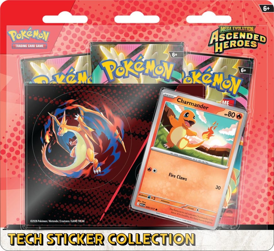 Pokemon TCG: Mega Evolutions 2.5 - Ascended Heroes Tech Sticker Collection Mega Charizard Y Gamers Guild AZ Pokemon TCG: Mega Evolutions 2.5 - Ascended Heroes Tech Sticker Collection Mega Charizard Y Gamers Guild AZ