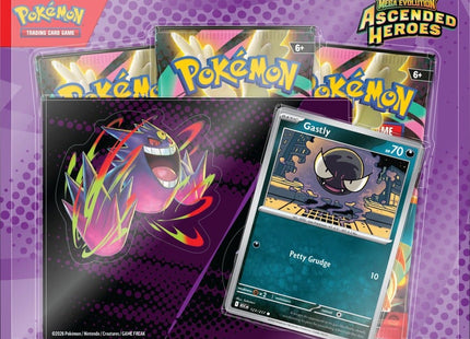 Gamers Guild AZ Pokemon Pokemon TCG: Mega Evolutions 2.5 - Ascended Heroes Tech Sticker Collection Mega Gengar (Pre-Order) Pokemon