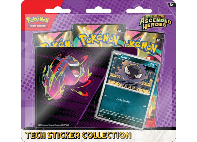 Gamers Guild AZ Pokemon Pokemon TCG: Mega Evolutions 2.5 - Ascended Heroes Tech Sticker Collection Mega Gengar (Pre-Order) Pokemon