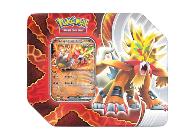 Gamers Guild AZ Pokemon Pokémon TCG: Paradox Destinies Tin - Gouging Fire EX Pokemon