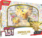 Gamers Guild AZ Pokemon POKEMON TCG: SCARLET AND VIOLET: 151 COLLECTION: ZAPDOS EX (Pre-Order) Old Pokemon