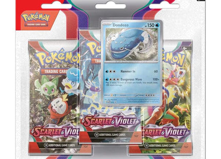 Gamers Guild AZ Pokemon Pokemon TCG: Scarlet and Violet - 3 Booster Blister: Dondozo Pokemon