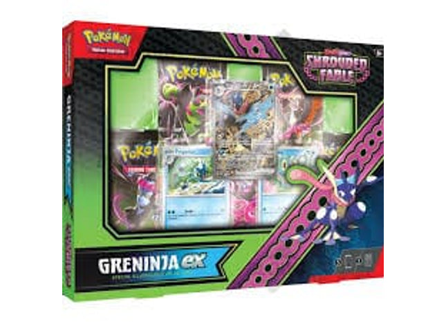 Gamers Guild AZ Pokemon Pokemon TCG: Scarlet and Violet Shrouded Fable: Greninja EX Special Illustration Collection - Street Date: 08/02/2024 - ORDER DUE BY: 06/19/2024 - Price: $22.49 GTS
