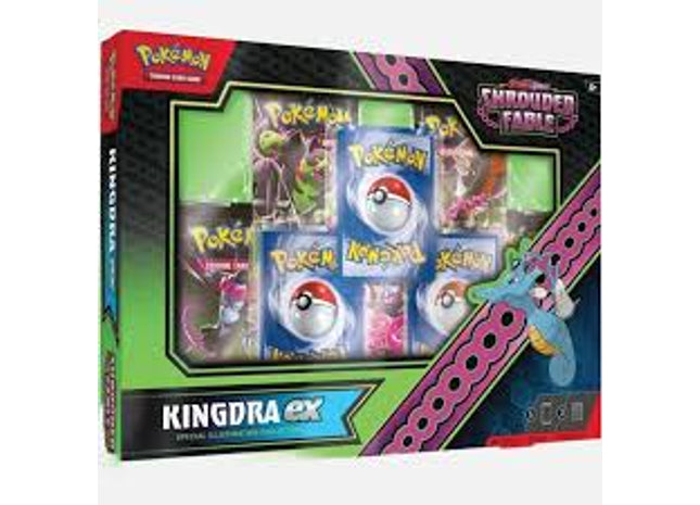 Gamers Guild AZ Pokemon Pokemon TCG: Scarlet and Violet Shrouded Fable: Kingdra EX Special Illustration Collection - Street Date: 08/02/2024 - ORDER DUE BY: 06/19/2024 - Price: $22.49 GTS