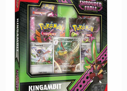 Gamers Guild AZ Pokemon Pokemon TCG: Scarlet and Violet Shrouded Fable: Kinggambit Illustration Collection - Street Date: 08/02/2024 - ORDER DUE BY: 06/19/2024 - Price: $16.49 GTS