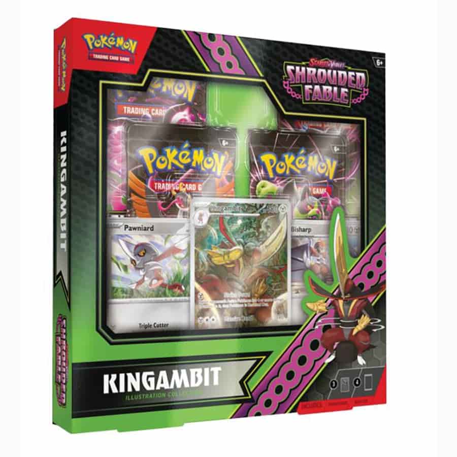 Pokemon TCG: Scarlet and Violet Shrouded Fable: Kingambit Illustration Collection Pokemon TCG: Scarlet and Violet Shrouded Fable: Kingambit Illustration Collection