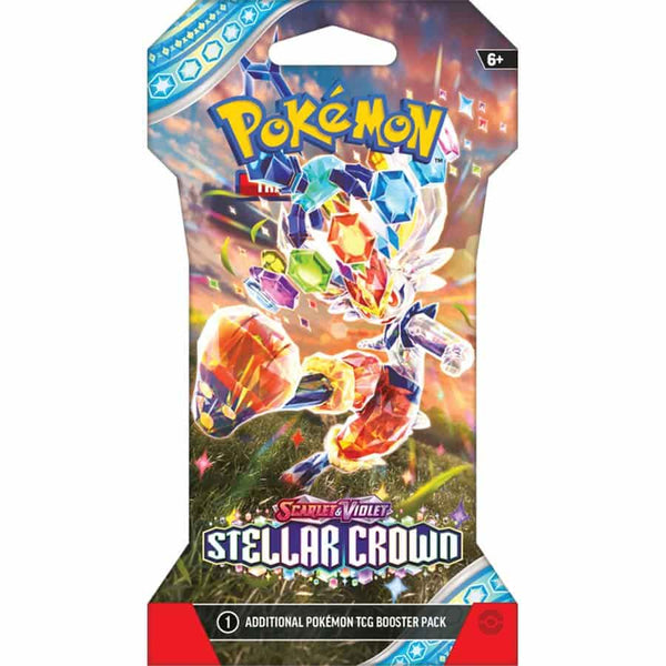 sleeved pokemon booster packs Pokemon TCG: Scarlet and Violet Stellar Crown Sleeved Booster – Gamers  Guild AZ