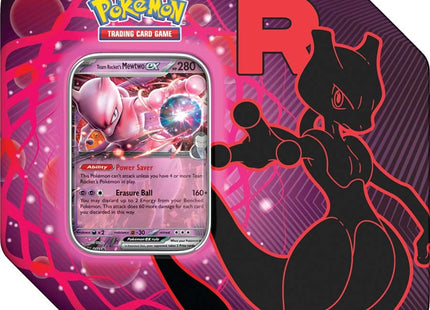Gamers Guild AZ Pokemon Pokemon TCG: Team Rocket Tin - Mewtwo (Pre-Order) Pokemon