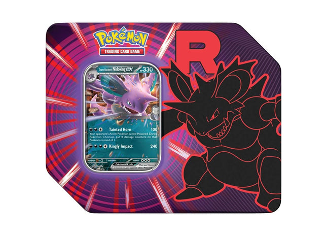 Gamers Guild AZ Pokemon Pokemon TCG: Team Rocket Tin - Nidoking (Pre-Order) Pokemon