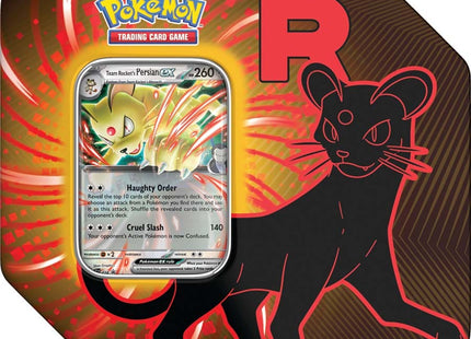 Gamers Guild AZ Pokemon Pokemon TCG: Team Rocket Tin - Persian (Pre-Order) Pokemon